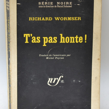 Du schämst dich nicht - Richard Wormser - 1964 - Buch
