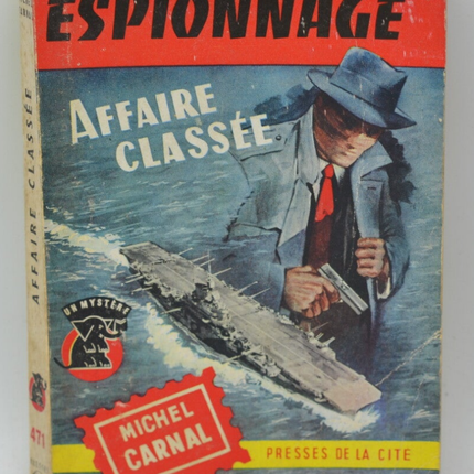 Affaire classée - Michel Carnal - 1959 - livre