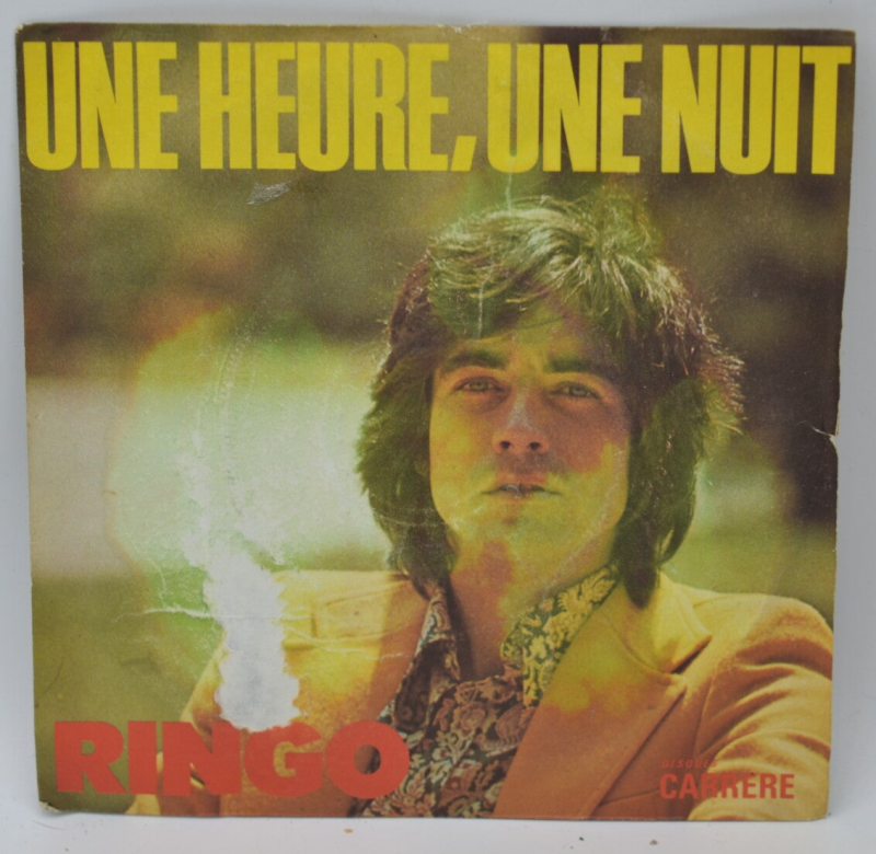 Une heure une nuit - Ringo - disque vinyle 45 tours