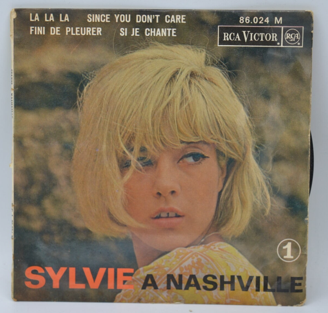 Sylvie in Nashville La La la / No More Crying / If I Sing / Since You Don't Care – Sylvie Vartan – 45 U/min Vinyl-Schallplatte