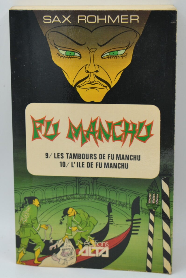 Fu-Manchu - Band 5 - Die Trommeln von Fu Manchu - Die Insel Fu Manchu - Sax Rohmer - 1979 - Buch