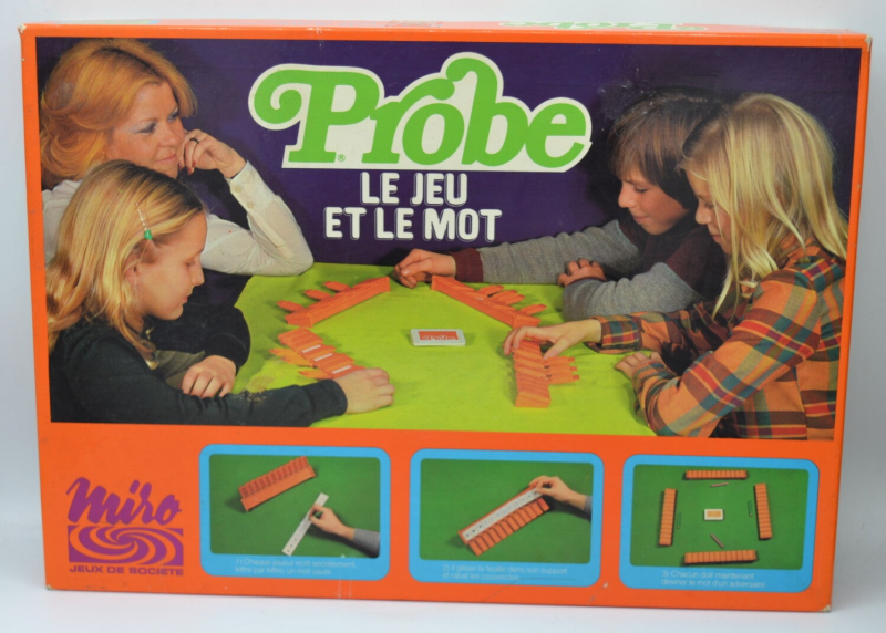 Probe the game and the word - board game