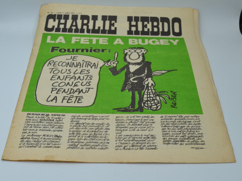 Charlie Hebdo N° 34 - La Fête A Bugey - 12-07-1971 - livre magazine
