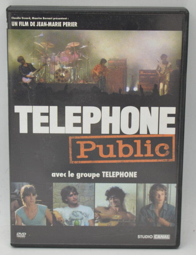 Téléphone-Public - Téléphone, Jean-Louis Aubert, Louis Bertignac, Richard Kolinka, Corine Marienneau, Jean-Marie Perier - DVD