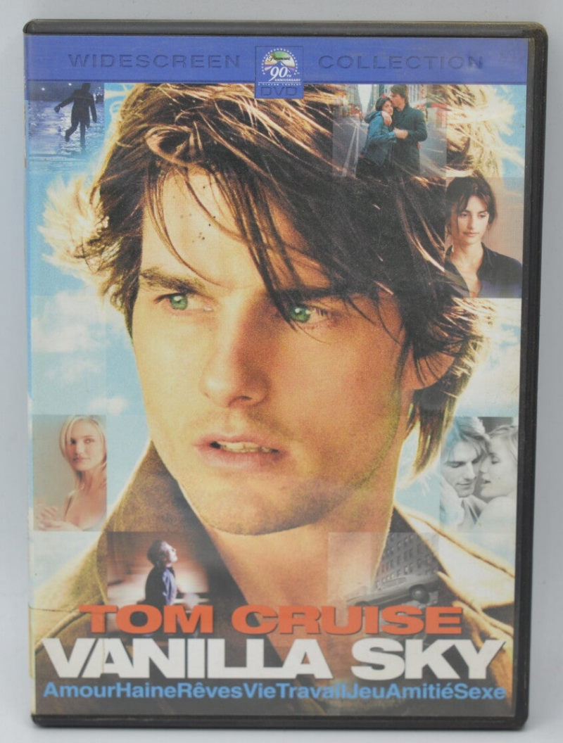 Vanilla Sky - Tom Cruise - Cameron Diaz - Penelope cruz - dvd - Thriller Fantastique