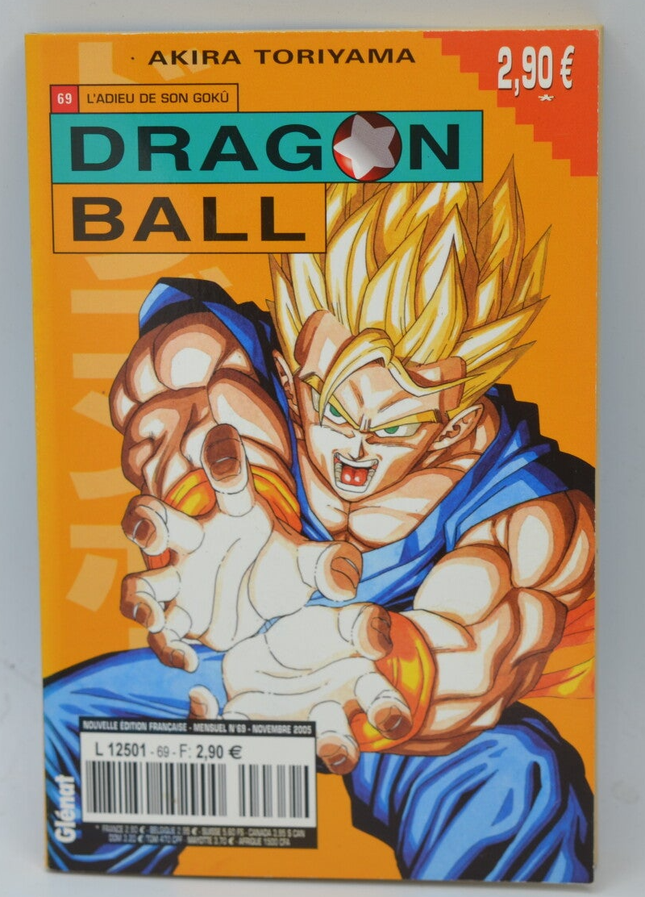 L'adieu de Son Goku - tome 69 - Dragon Ball - Akira Toriyama - 2001 - livre Manga