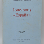 Spielen Sie uns Spanien – Jocelyne François – 1980 – Buch