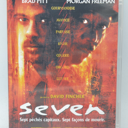 Seven - Brad Pitt, Morgan Freeman, Gwyneth Paltrow, Kevin Spacey,- DVD thriller