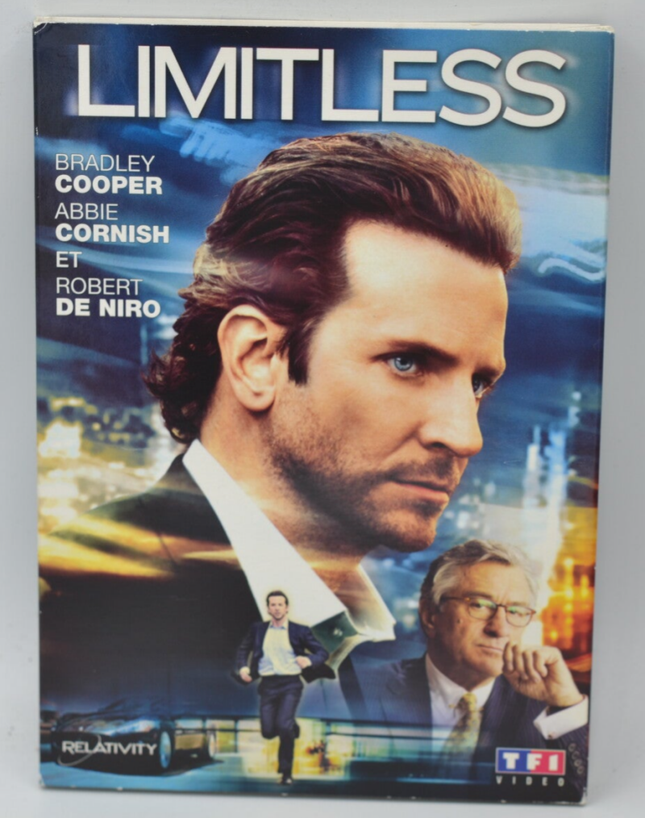 Limitless - Bradley Cooper - Robert De Niro DVD thriller