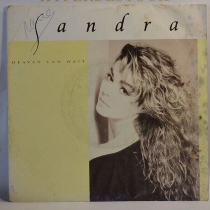 Heaven Can Wait Sandra - 45 U/min Vinyl-Schallplatte