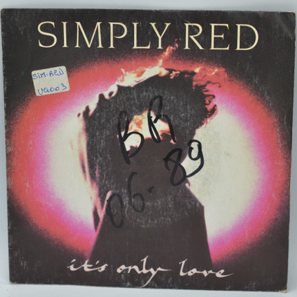 It's only love – Simply Red – 45 U/min Vinyl-Schallplatte