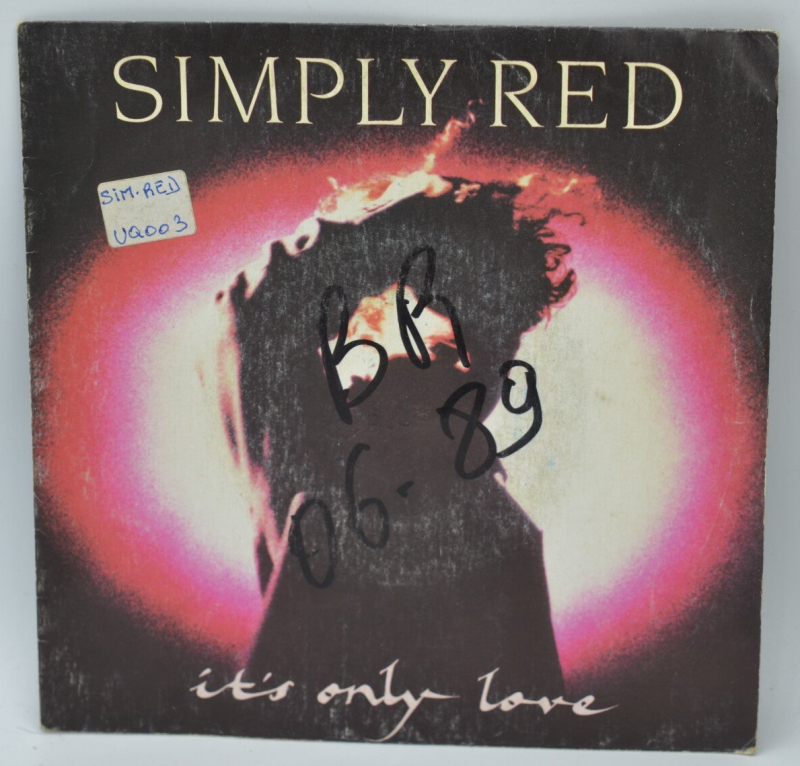 It's only love - Simply Red - 45 rpm vinyl record