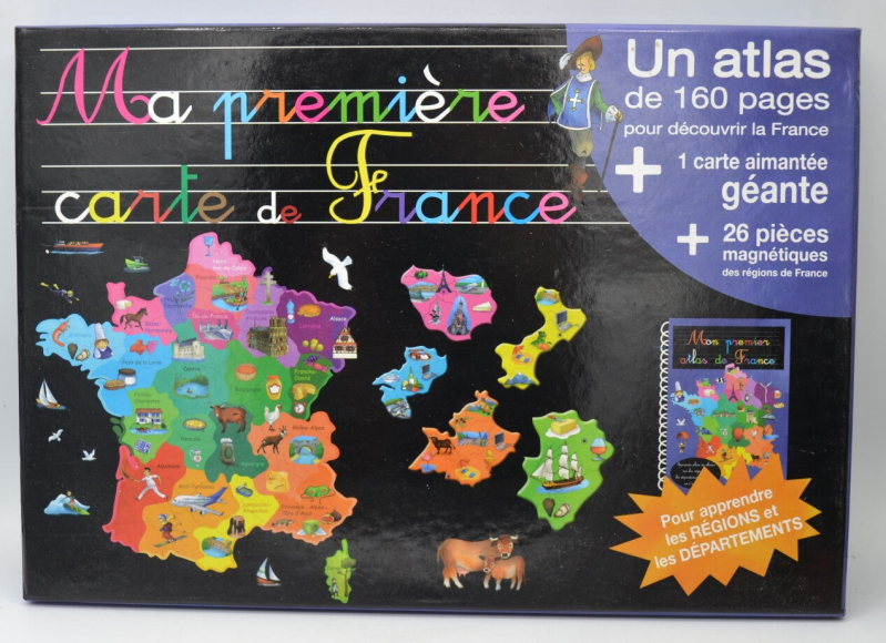 My first map of France - board game