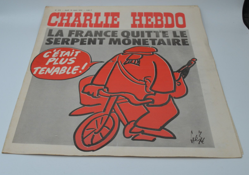 Charlie Hebdo N°279 - La France quitte le serpent monétaire - 18-03-1976 - livre magazine