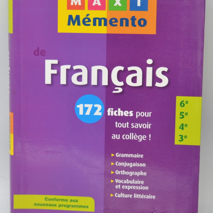 Maxi French Memento 6.-5.-4.-3. - Annick Mauffrey - 2011 - Buch