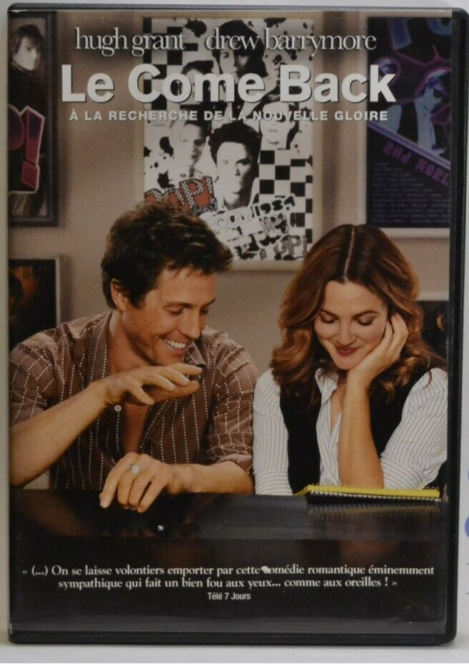 dvd le come back - hugh Grant - Drew Barrymore