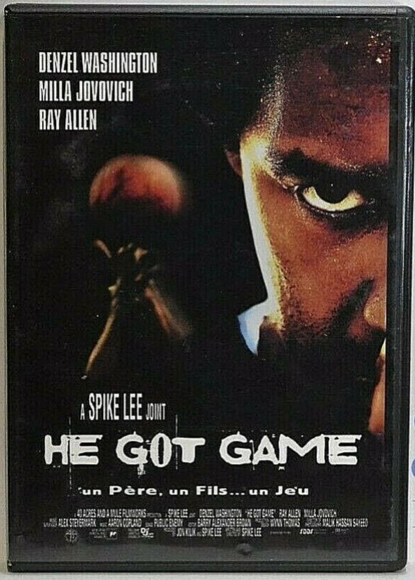dvd he got game - pluie d'enfer- 2 films - thriller - Morgan Freeman - Christian Slater - Denzel Washington - Milla Jovovich
