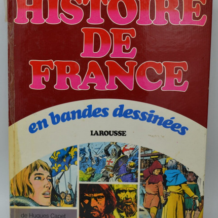 History of France in comics - Hugues Capet in Bouvines - 1976 - book - comics