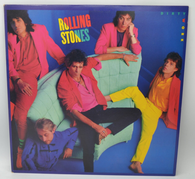 Dirty Work The Rolling Stones - disque vinyle 33 tours
