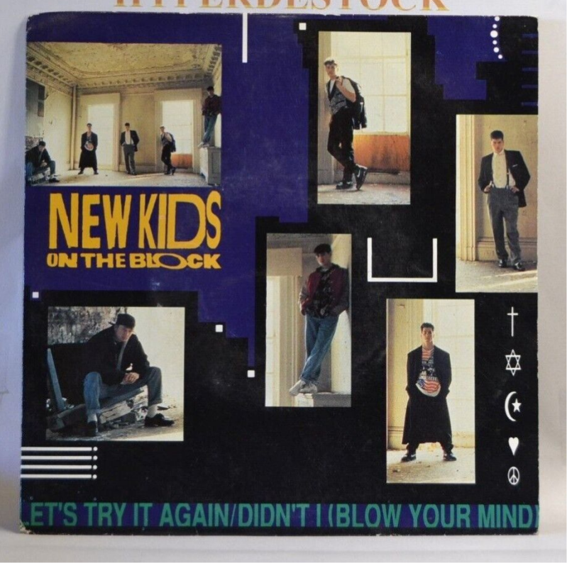 Lass es uns noch einmal versuchen, New Kids on the Block – 45-U/min-Vinyl-Schallplatte