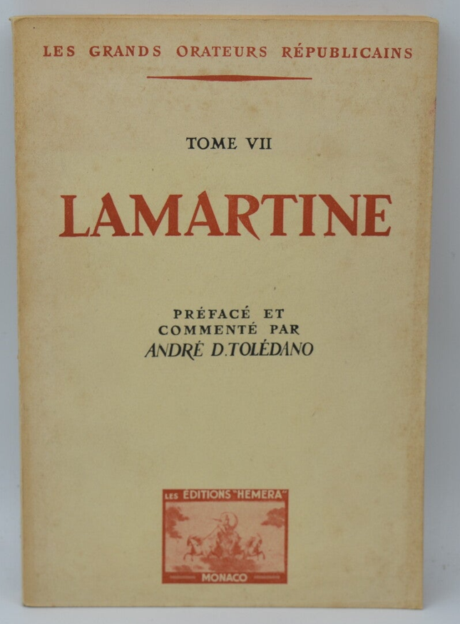 Lamartine Band 7 - Die großen republikanischen Redner - 1949 - Buch