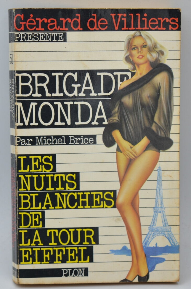 The White Nights of the Eiffel Tower - Brigade mondaine - Gérard De Villiers - 1983 - book