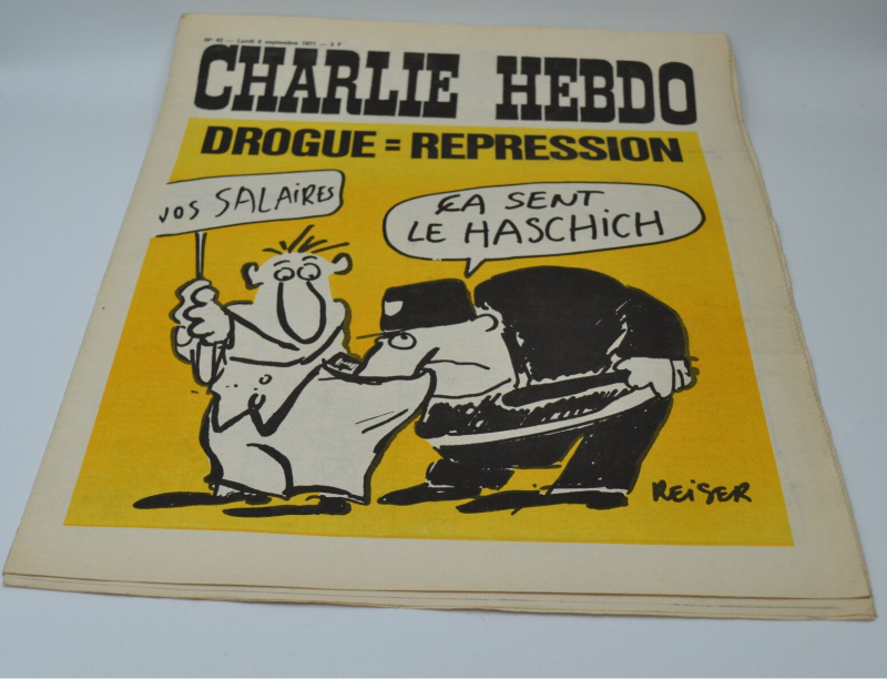 Charlie Hebdo N° 42 - Drogues = Répression - 06-09-1971 - livre magazine