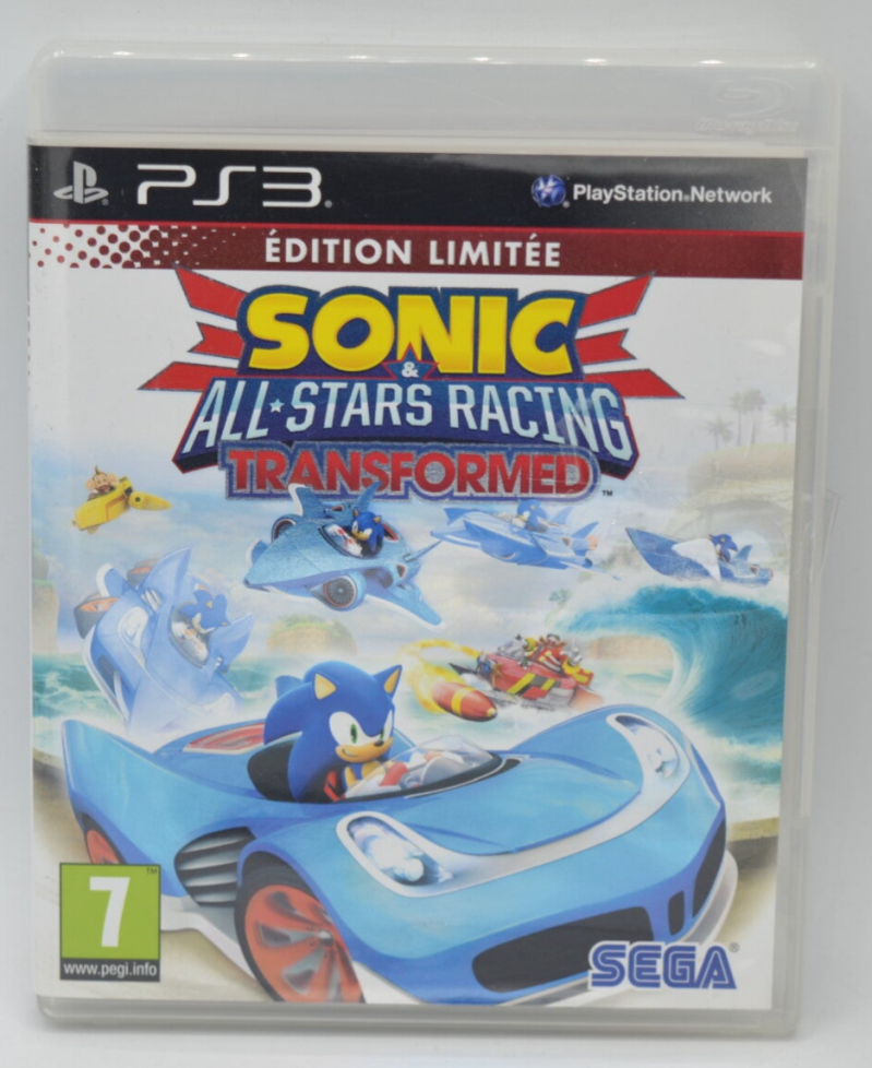Sonic & All-Stars Racing - Transformed - édition limitée - jeux vidéo PS3