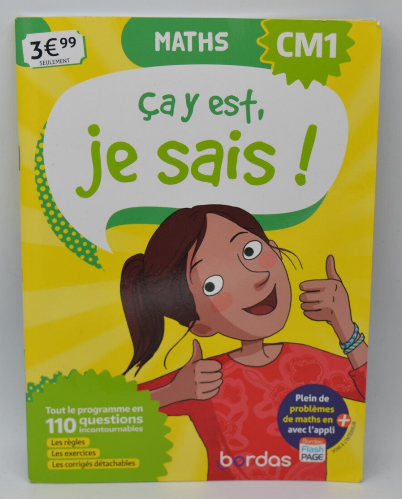 Ça y est, je sais ! Maths CM1 - Marie-Christine Olivier - 2019 - livre