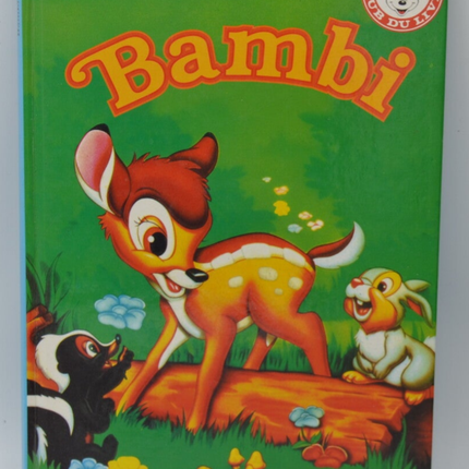 Bambi - Disney Mickey club - 1998 - livre