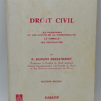 Civil law: individuals and personality rights - P. Dupont Delestraint - 1978 - book