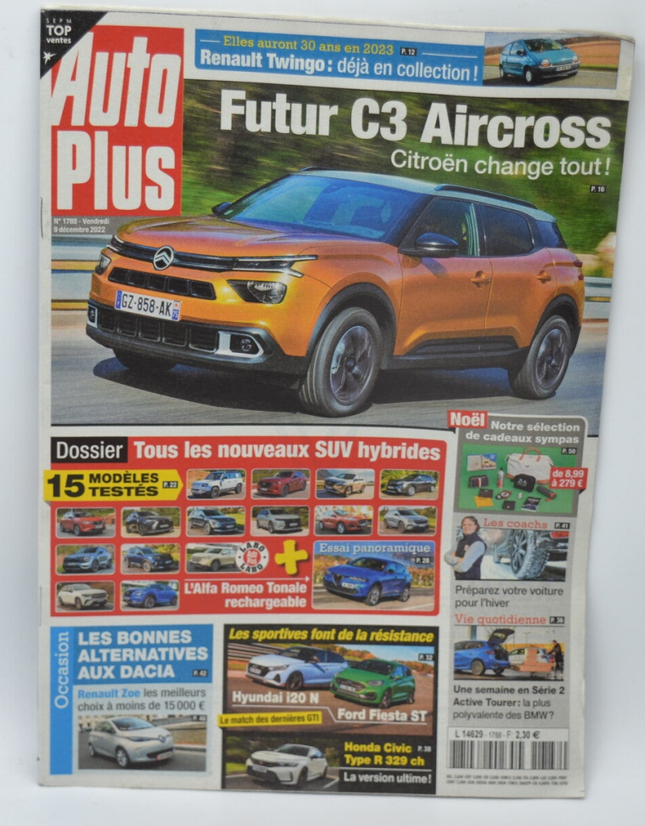 Future C3 Aircross Hybrid SUV - Auto Plus - Nr. 1788 - A. 2022 - Testbericht - Auto