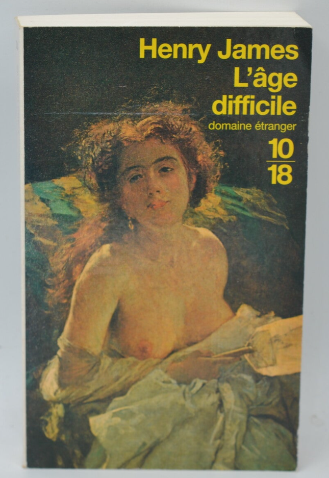L'âge difficile - Henry James - 1998 - livre