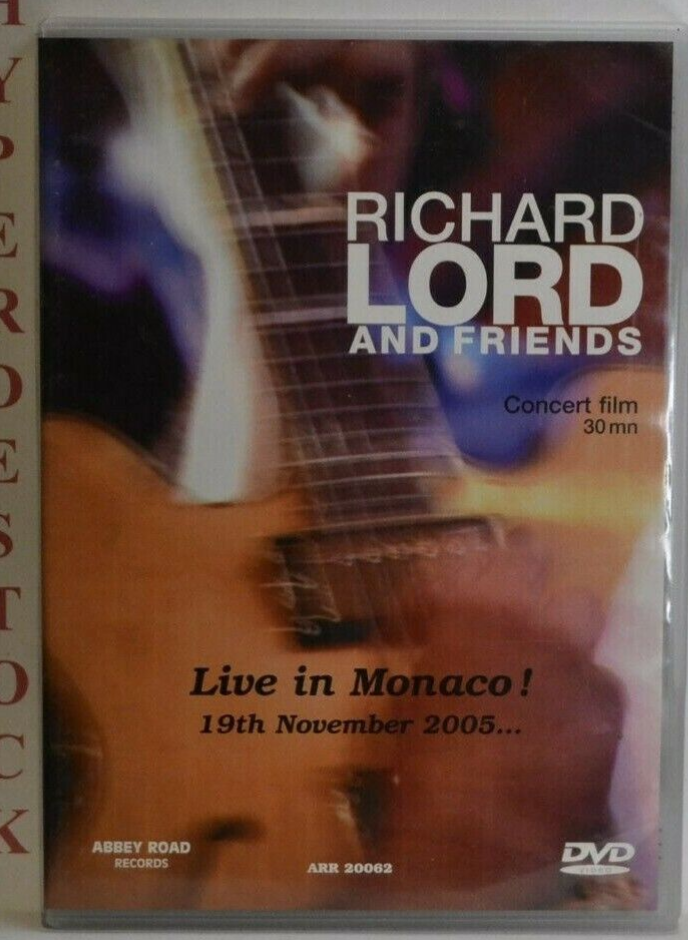 dvd richard lord and friends live in monaco