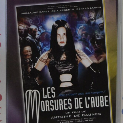 dvd les morsures de l'aube - Guillaume Canet - Asia Argento