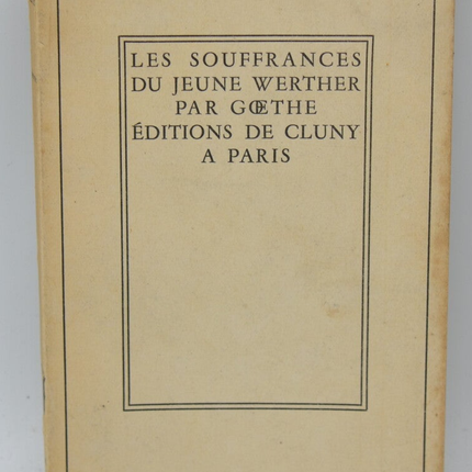 Die Leiden des jungen Werther - Johann Wolfgang von Goethe - 1949 - Buch