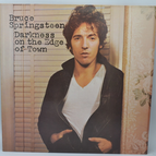 Dunkelheit am Rande der Stadt Bruce Springsteen - 33 U/min Vinyl-Schallplatte