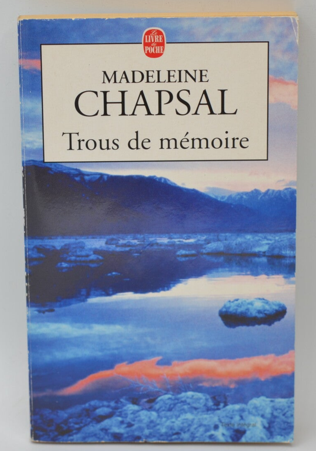 Trous de mémoire - Madeleine Chapsal - 2001 - livre