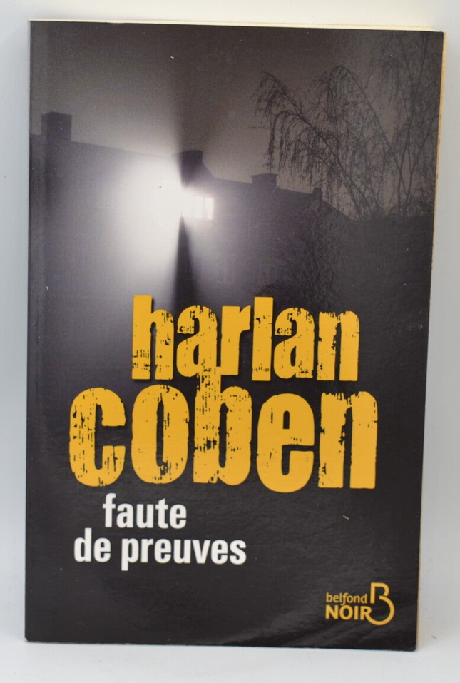 Faute de preuves - Harlan Coben - livre