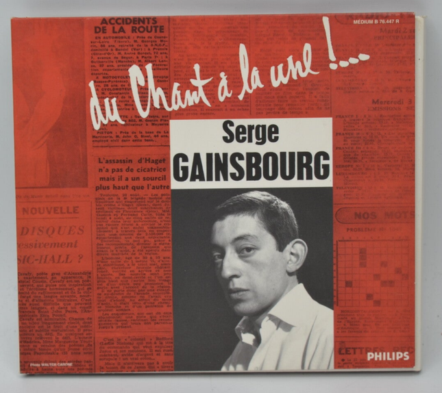 Du chant à la une - Serge Gainsbourg - CD