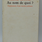 In the name of what? - Alfred Grosser - 1969 - book