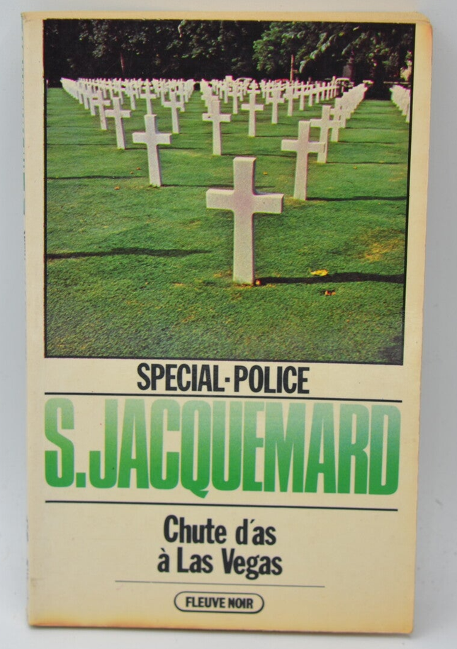 Aces Fall in Las Vegas – Band 1616 – 1981 – Police Special – Fleuve noir – Serge Jacquemard – Buch