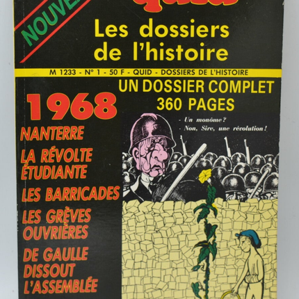 Quid les dossiers de l'histoire - N°1 - 1968 - livre
