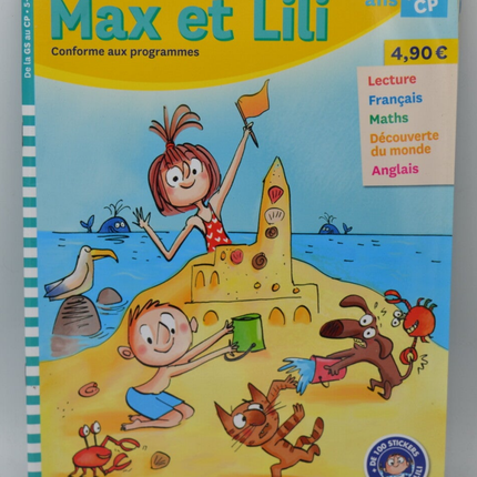 Cahier de vacances Max et Lili GS/CP - Dominique de Saint-Mars - 2024 - livre