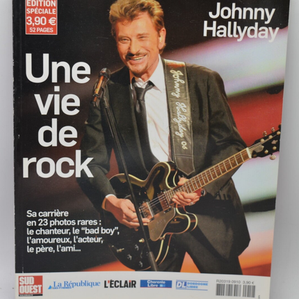 A Rock Life Johnny Hallyday – Sud Ouest – Sonderausgabe – Buch
