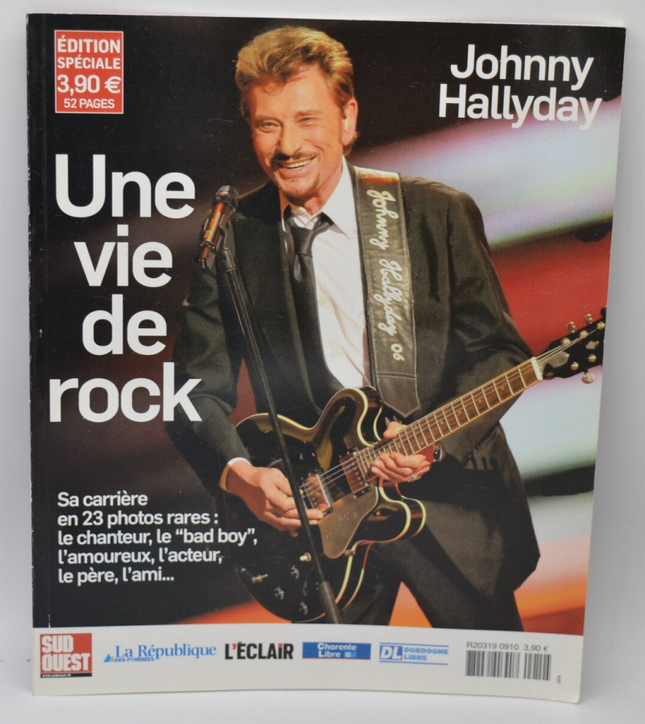 A Rock Life Johnny Hallyday – Sud Ouest – Sonderausgabe – Buch
