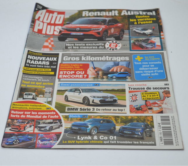 Renault Austral Gros kilométrages BMW série 3 - Auto plus - n°1782 - A. 2022 - revue - voiture