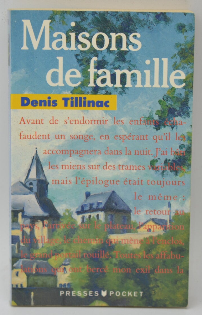 Family Homes - Denis Tillinac - 1990 - book