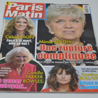 Paris Matin magazine review - No. - 2024 - Céline Dion Mimie Mathy