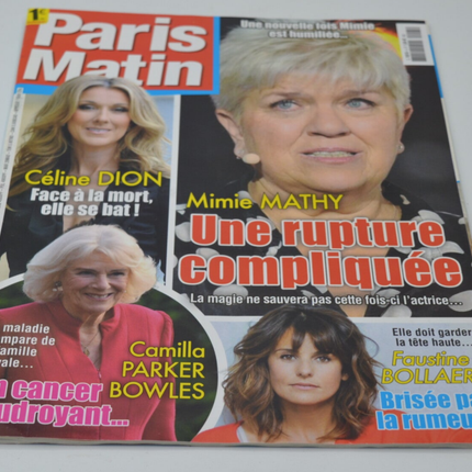 Paris Matin magazine review - No. - 2024 - Céline Dion Mimie Mathy